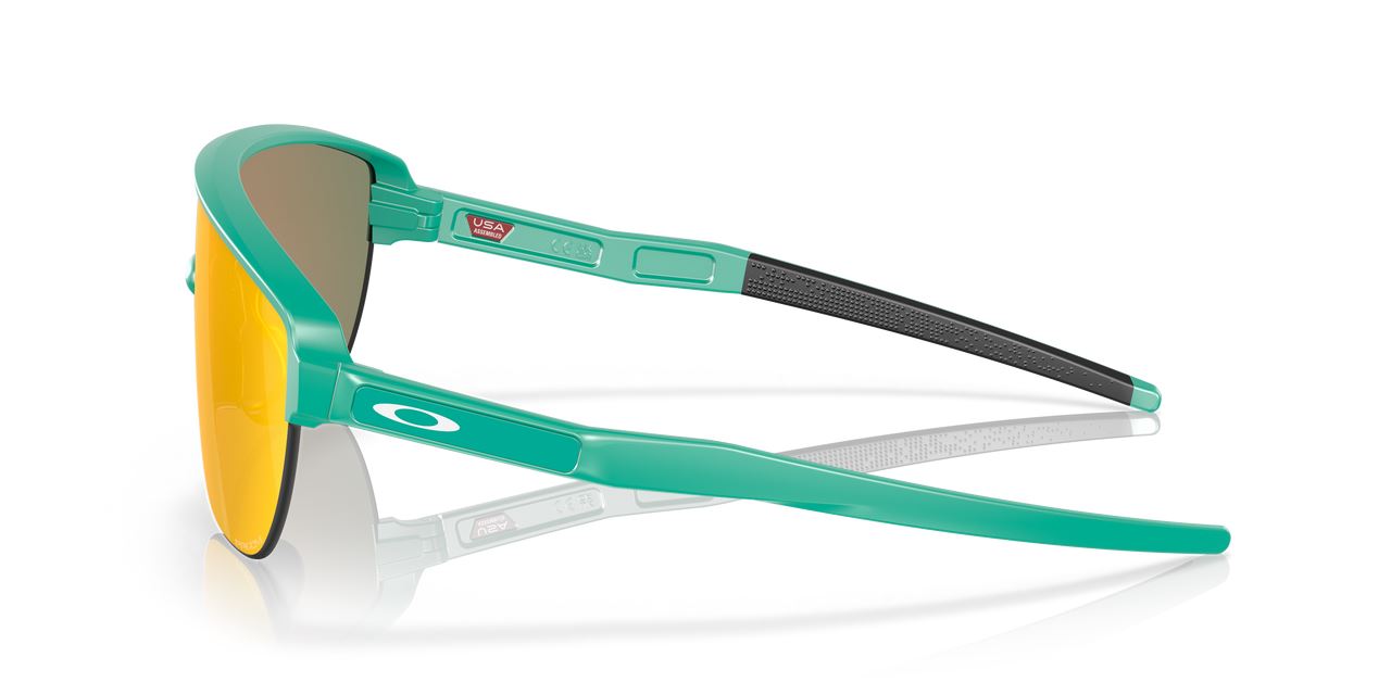 Oakley Corridor Sunglasses Matte Celeste Sports Grip Frame Ruby Lenses Driving