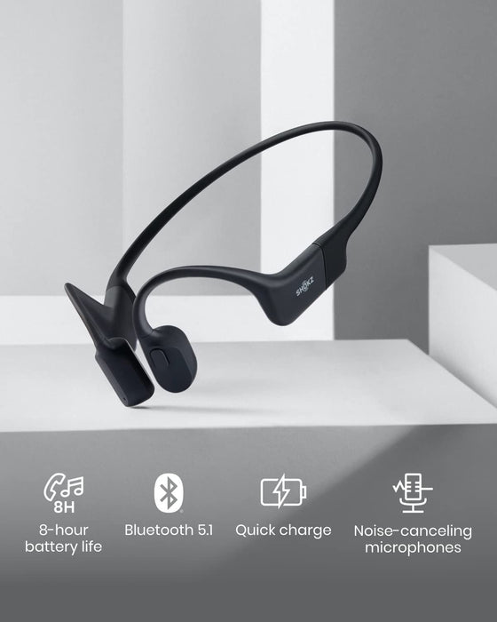 Shokz OpenRun Mini Headphones Bone Conduction Waterproof Wireless Earphone BlackAfterShokz