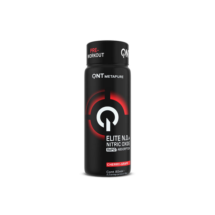 QNT NO+ Elite Shot Pre-Workout Sugar Free 12 x 80ml Bottles
