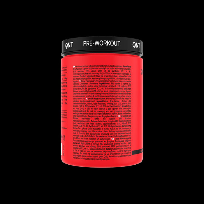 QNT Pre - Workout Powder PUMP RX Extra Concentrated 300g Red FruitsQNT