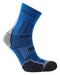 Hilly Twin Skin Anklet Socks Double Layer Running Socks - Azurite/GreyHilly