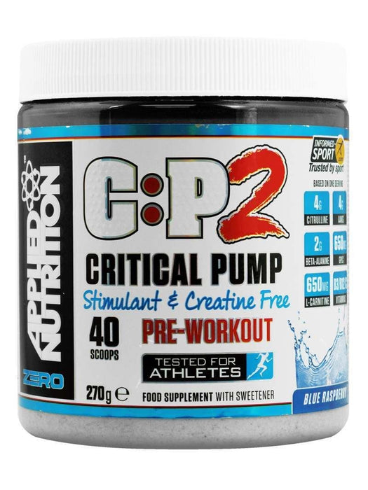 APPLIED NUTRITION C:P2 CRITICAL PUMP PRE WORKOUT STIMULANT - BLUE RASPBERRYApplied Nutrition