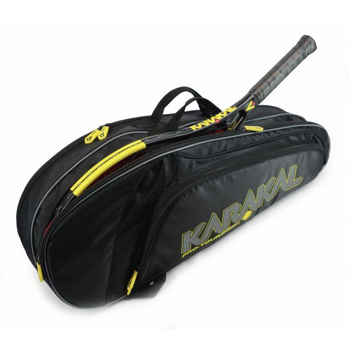 Karakal Pro Tour Match 4 Racket Bag - Shoulder Strap & Carry Handles