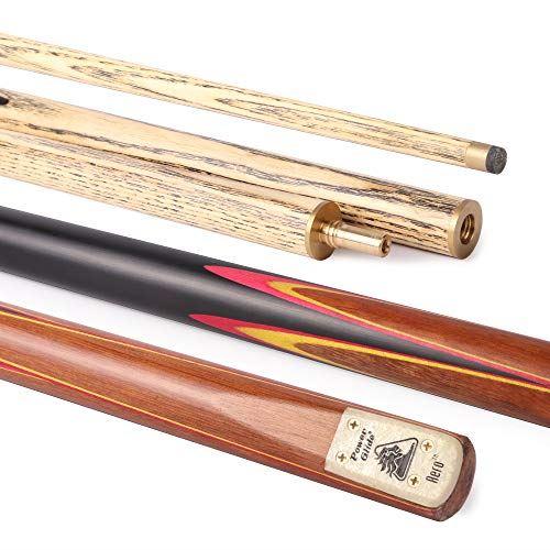 Powerglide Classic Aero Two Piece Ash Hardwood Snooker Cue - Rubberised Wraps