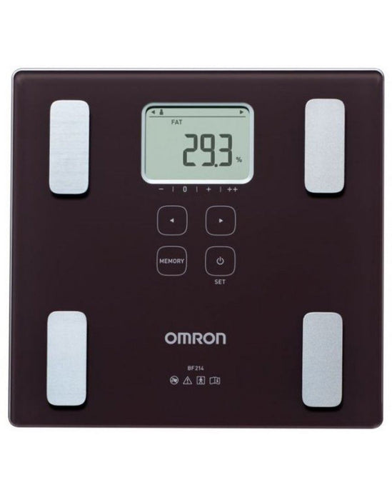 Omron BF214 Digital Weighing Scales with Body Fat Monitor & BMI Setting