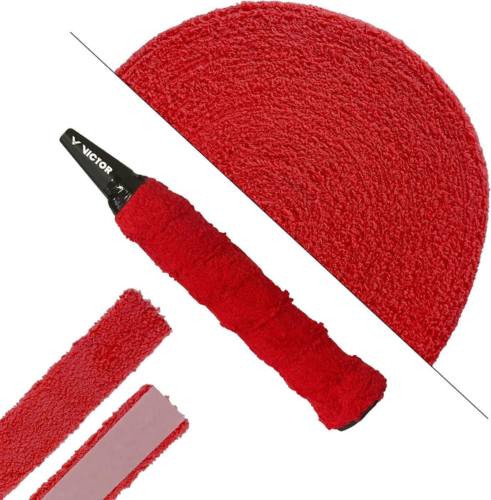 Victor Frotte Badminton Tennis Racket Towellong Grip Reel 12M - Red