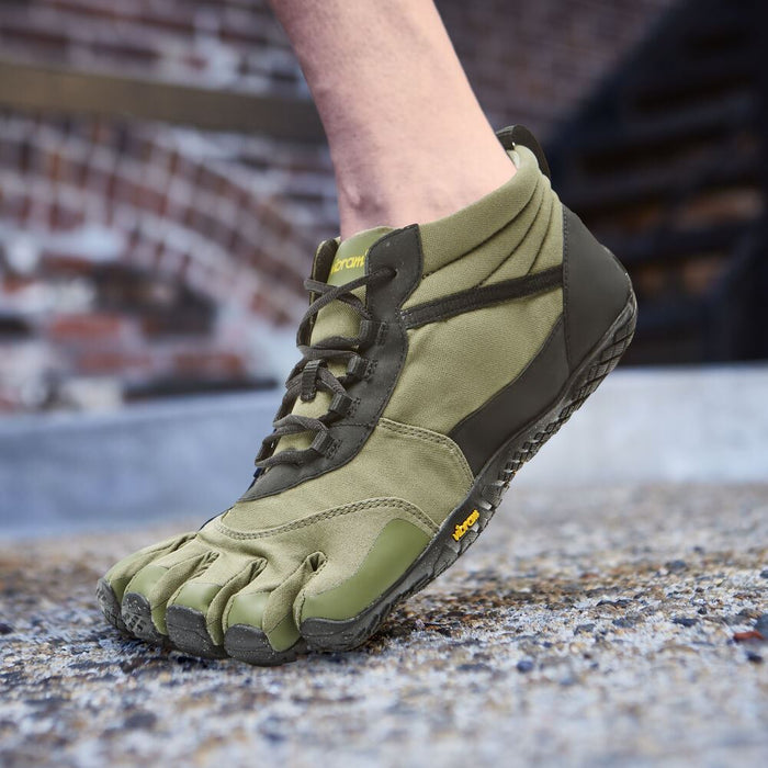 Vibram V - TREK INSULATED Mens Five Fingers All Terrain Trainers - Military/BlackVibram