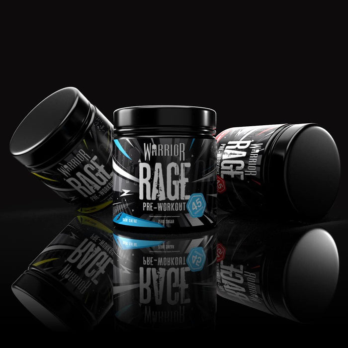 Warrior Rage Supplement Workout Muscle Growth Protein Shake Energy Burst 392g