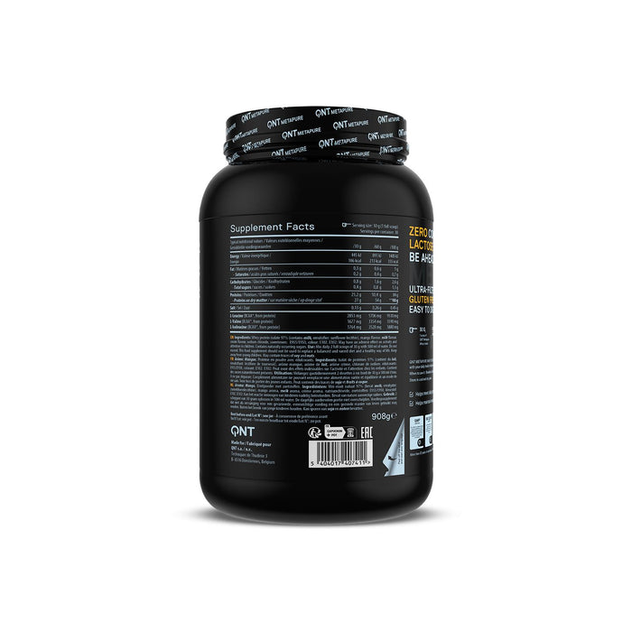 QNT Metapure Whey Isolate Zero Protein Powder 908g - Mango