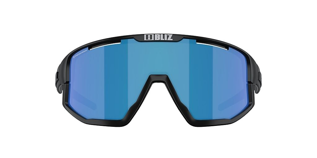 Bliz Fusion Sunglasses Cycling Sports Use Black Frame Blue lens