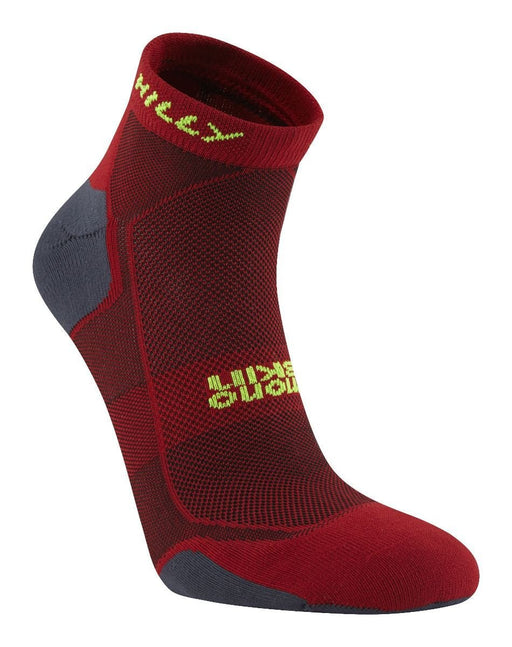 Hilly Pace Quarter Running Socks Lycra Lightweight with Mid Level CushioningHilly