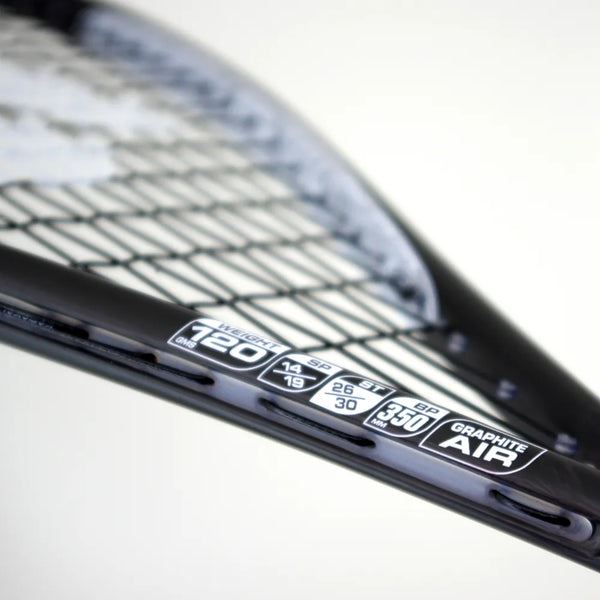 Karakal Squash Racket Air Speed Heavy Head Graphite 120g Racquet w/ Fleece Cover