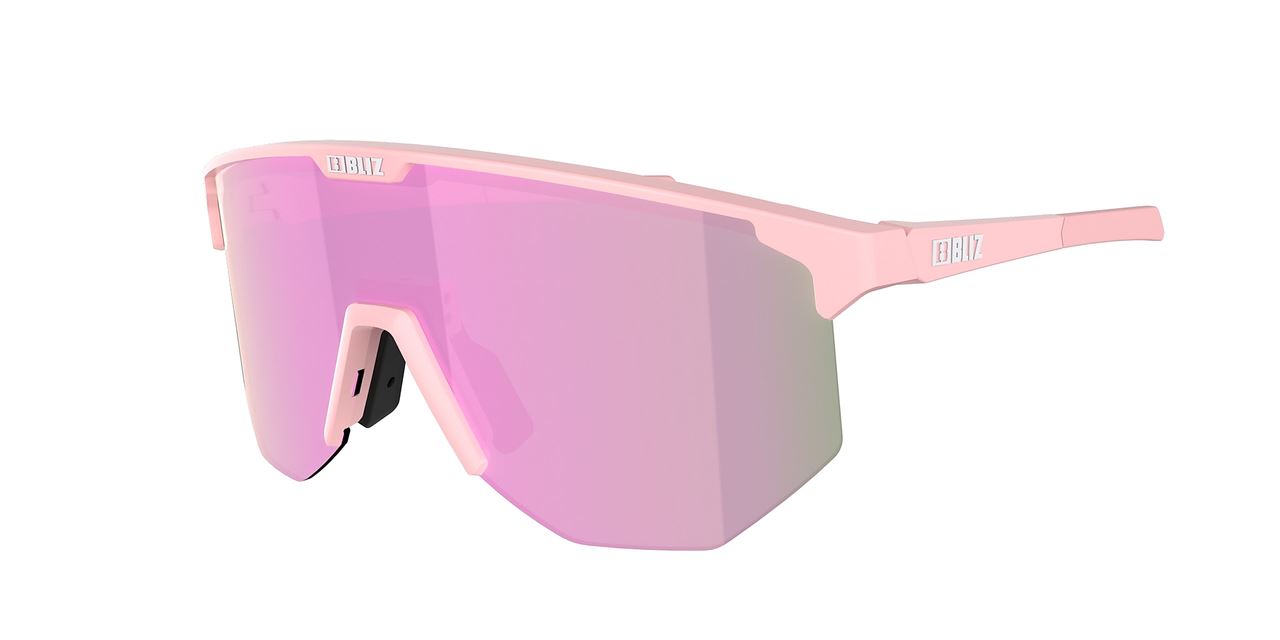 Bliz Hero Small Sunglesses Shades Pink Frame Brown/Rose lens
