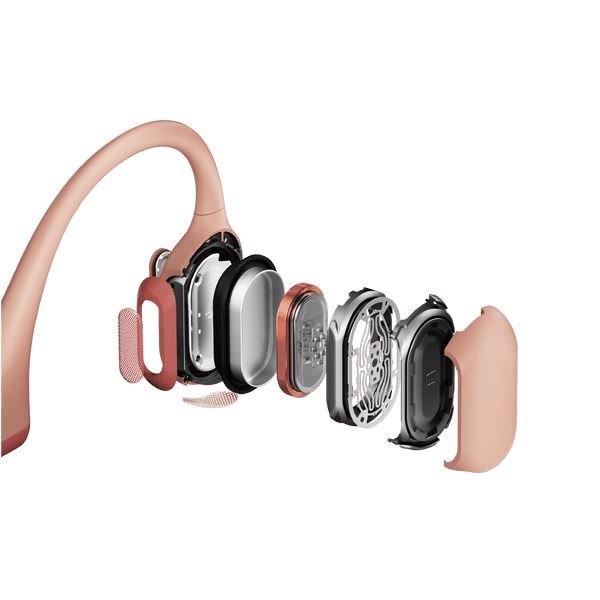 Shokz OpenRun Pro Headphones Open Ear Bone Conduction Wireless Headsets PinkAfterShokz