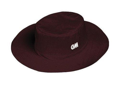 Gunn & Moore GM Cricket Panama Hat Reinforced Wide Brim Full Lined - MaroonGunn & Moore