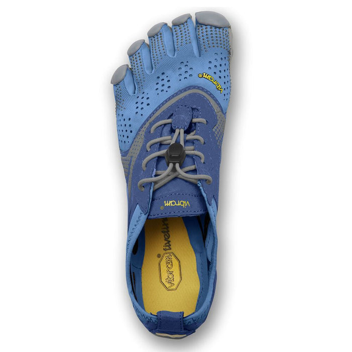 Vibram V-Run Womens Ultimate Lightweight Five Fingers Barefoot Trainers Shoes - Blue