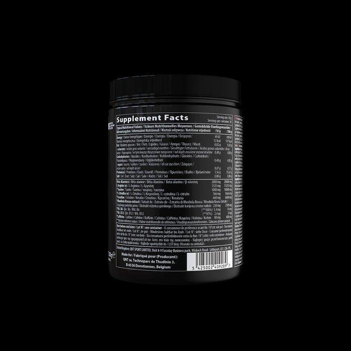 QNT Hydravol Pre Workout Supplement For Intense Training - Lemon Lime