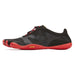 Vibram KSO Evo Mens Five Fingers Barefoot MAX FEEL Training Shoes - Black/RedVibram