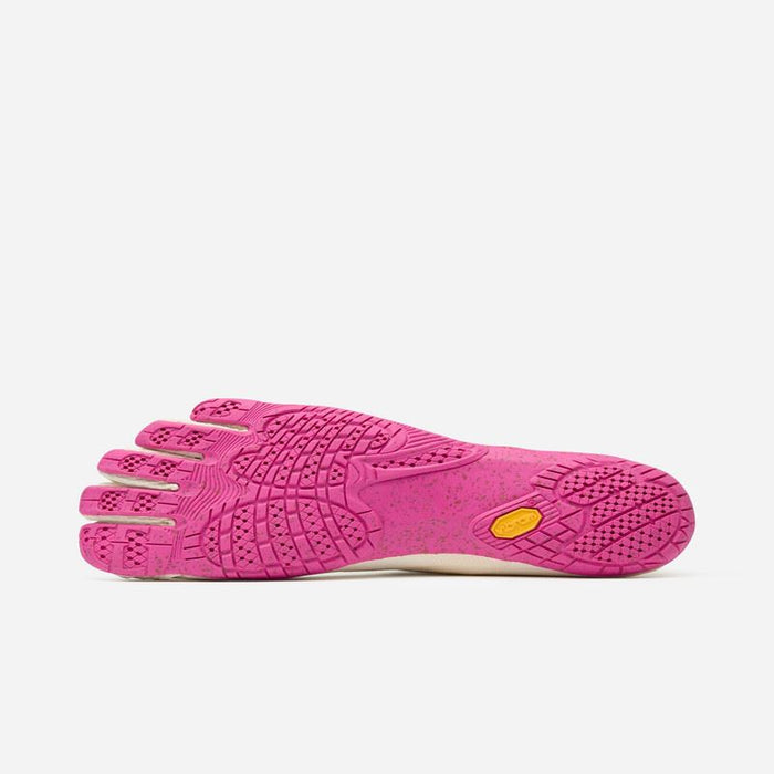 Vibram Graspifier FiveFingers Womens Barefoot Training Shoes Trainers - Ivory Fuchsia