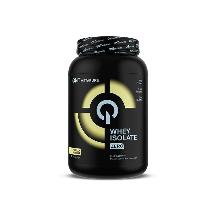 QNT Metapure Whey Isolate Zero Protein Powder 908g - Vanilla