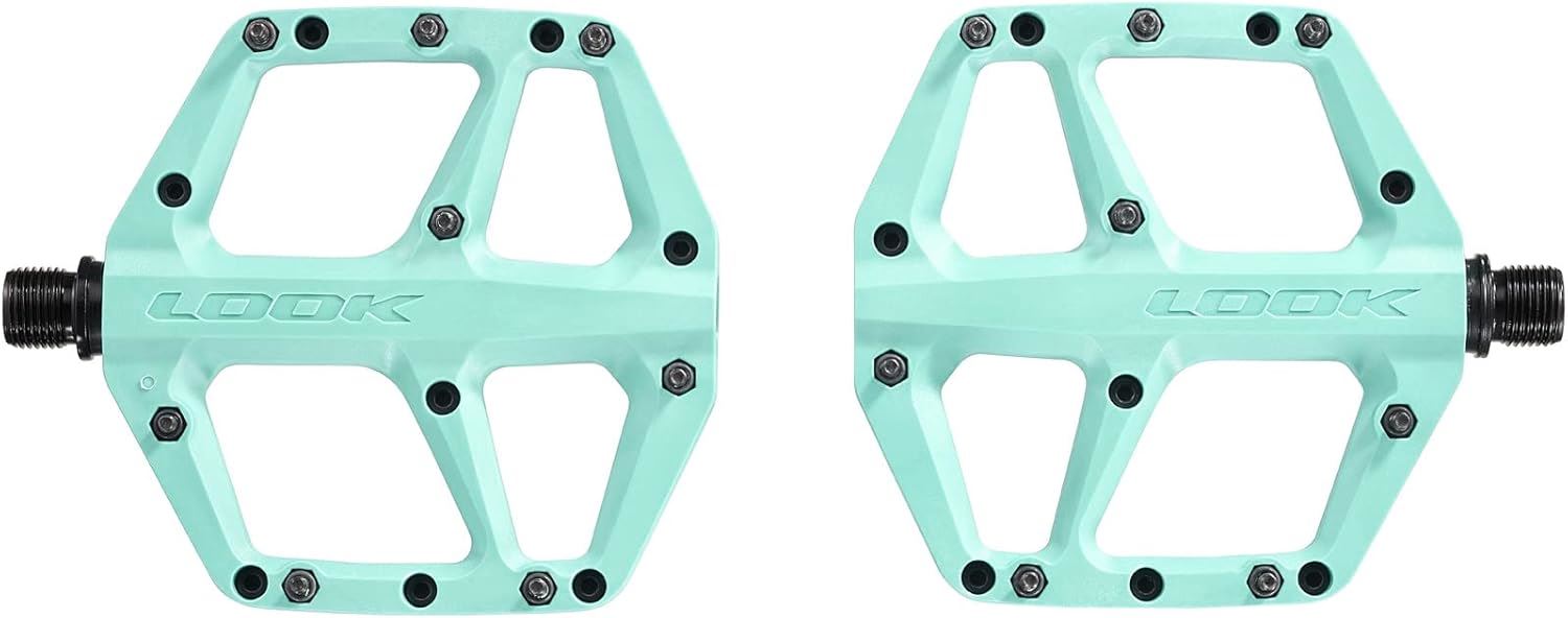 LOOK Trail Fusion Bike Pedals Lightweight Composite Flat With 8 Pinks