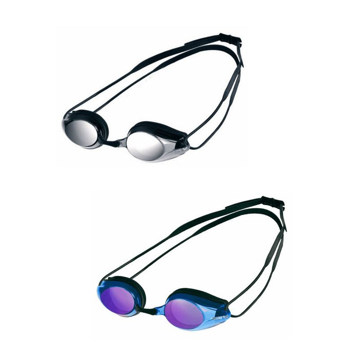 Arena Tracks Mirror Swimming Goggles Unisex Anti-Fog UV Protection Eyewear