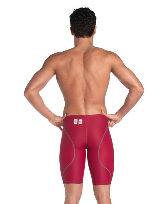 Mens Arena Powerskin Next Jammers Stretch Fit Quick Dry Swim Shorts - Deep Red