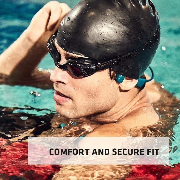 AfterShokz Xtrainerz Swim Bluetooth Headphones - Black Diamond - Bone ConductionAfterShokz