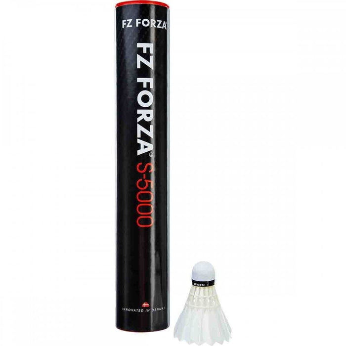 FZ Forza S - 5000 Badminton Shuttlecock 12Pcs Durable Feathers Shuttles Speed 77Forza