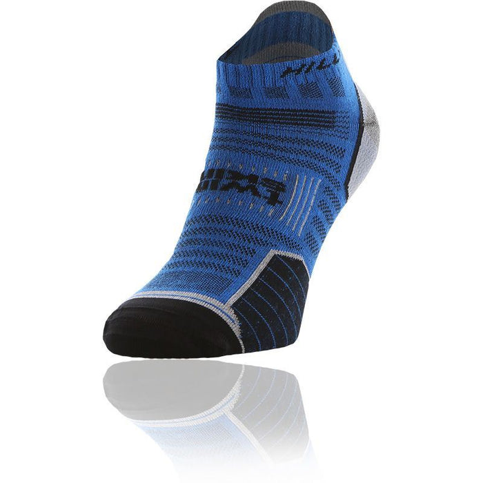 Hilly Unisex Twin Skin Socklet Sports Running Socks - Azurite /Marl Grey