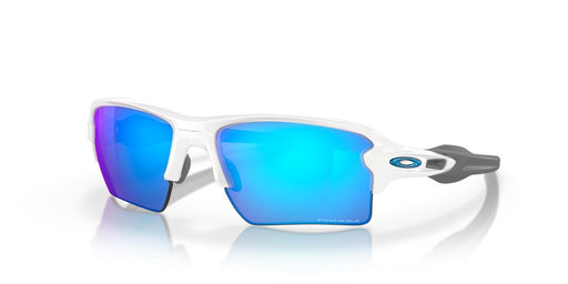 Oakley Flak 2.0 XL Sunglasses Prizm Sapphire Lenses Polished White Sports FrameOakley