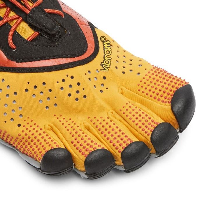 Vibram V-Run Mens Shoes Five Finger Barefoot Outdoor Golden Running Trainers
