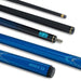 Powerglide  Aramid Graphite Snooker Cue Carbon Composite 2 Piece 57" 10mm Tip - BluePowerGlide