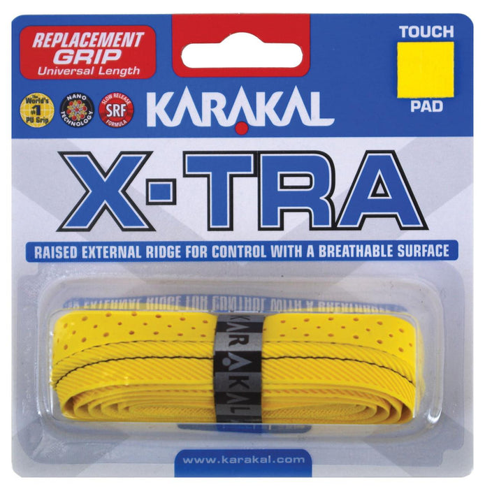 Karakal PU X-TRA Racket Grip Replacement Cushioned Breathable Self Adhesive