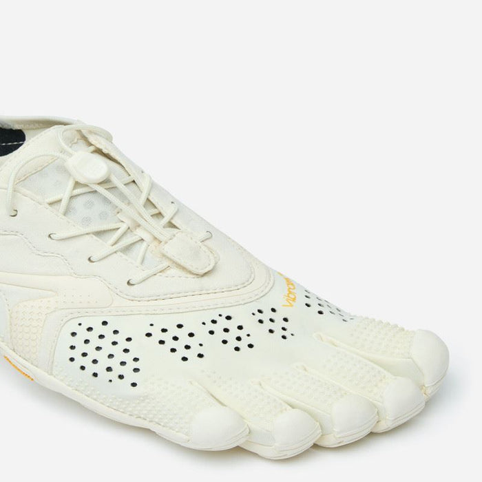 Vibram V-Run FiveFingers Womens Barefoot Running Shoes Trainers - Total Ivory