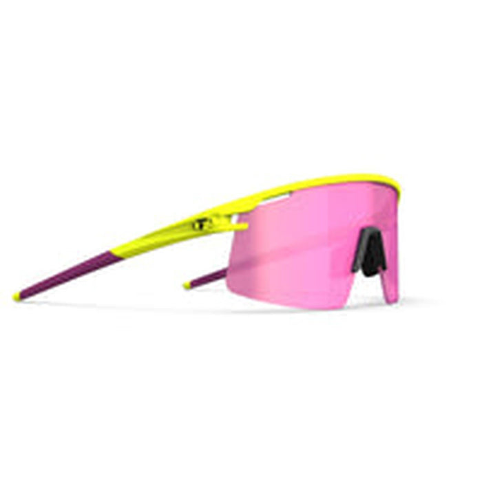 Tifosi Moab Lite Speed Yellow Running Cycling Sunglasses With AC Red/Clear Lens