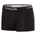 Comfyballs Mens Regular Boxer Shorts Classic Fit Comfycel Underwear-Black/WhiteFITNESS360