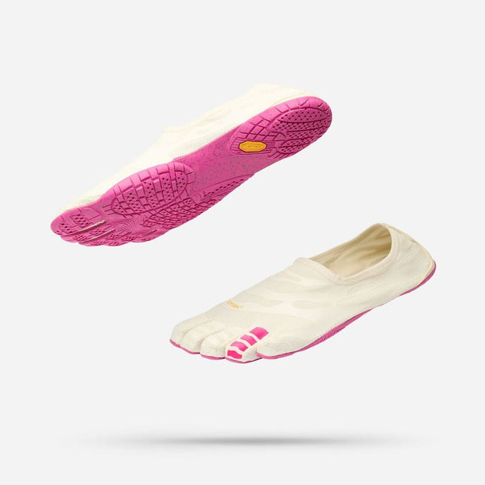 Vibram Graspifier FiveFingers Womens Barefoot Training Shoes Trainers - Ivory Fuchsia