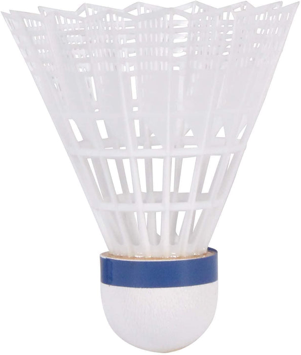 Victor Badminton Nylon Shuttlecock 1000 Silver 6PC Tube Fast Speed - White
