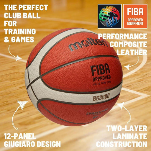 Molten BASKETBALL BG3800 COMPOSITE FIBA APPROVEDMolten