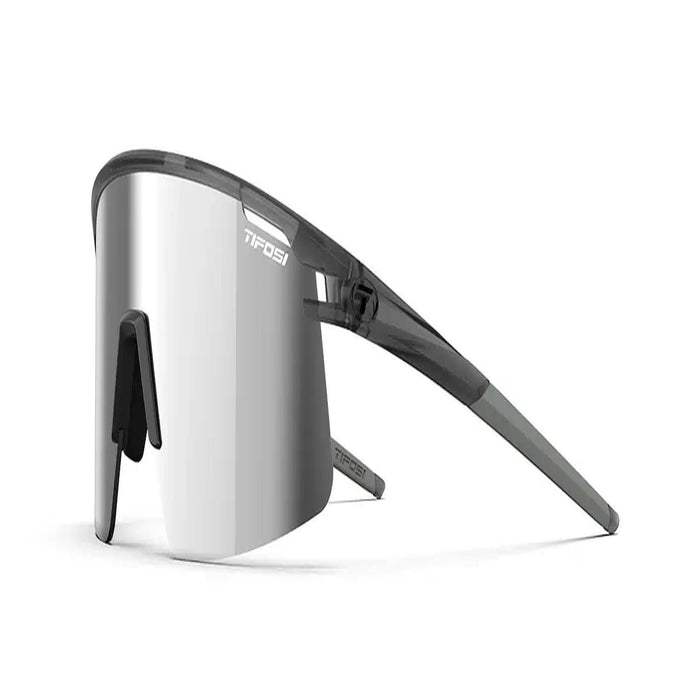 Tifosi Navar Interchangeable Running Cycling Sunglasses Matte White Frame Smoke Lens