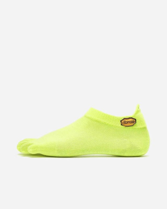 Vibram Athletic No Show Five Fingers Performance Toe Socks - YellowFITNESS360