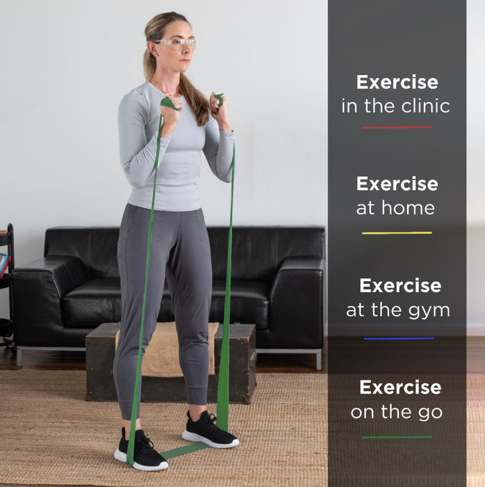 THERABAND Light 50 Yard Latex Resistance Bands ForPhysio, Rehab & Strength