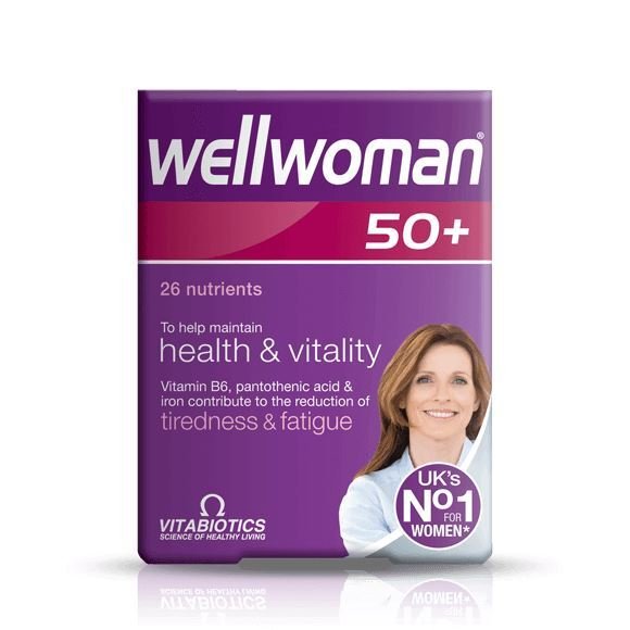 Vitabiotics Wellwoman 50+ Tablets - Vitamins & Minerals - Pack of 30Vitabiotics