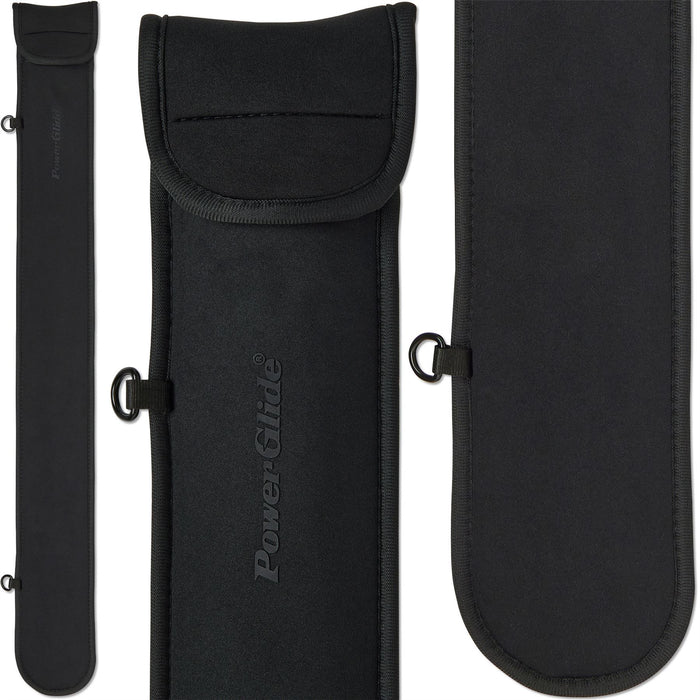 PowerGlide Snooker Pool Cue Soft Case 2 Piece Cue Skuba With Strap