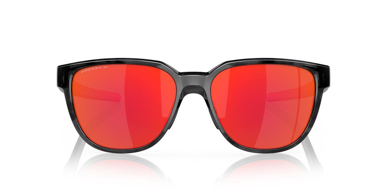 Oakley Actuator Sunglasses Ruby Polarized Lenses Black Tortoise Frame Sports