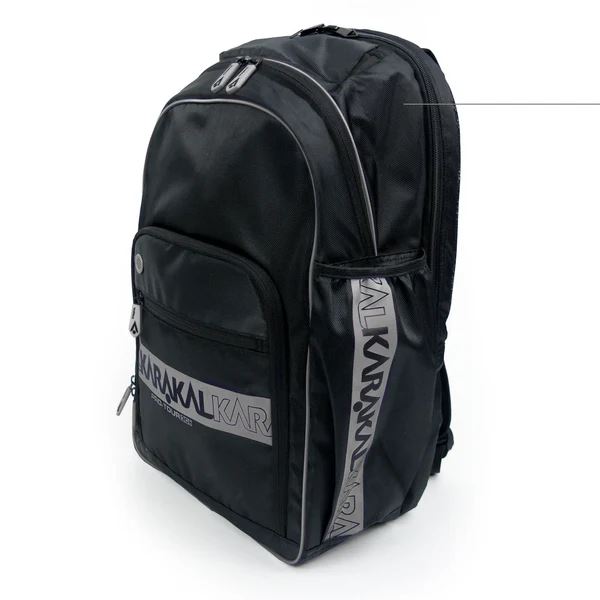 Karakal Pro Tour 30 2.2 Backpack – Lightweight Spacious Multi-Pocket - Grey