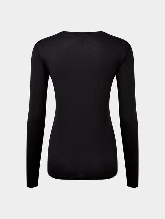 Ronhill Womens Lightweight Running Core L/S Training Top Quick Dry - Black