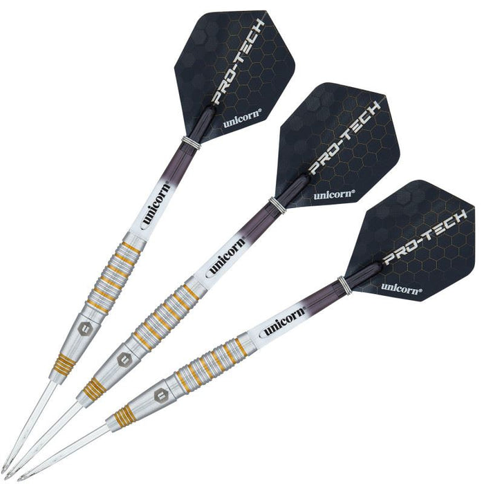 Unicorn Pro-Tech Style 2 Steel Tip Darts – 90% Tungsten 21/23/25g