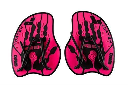 Arena Vortex Evolution Hand Paddle in Pink / Black for Intense Training